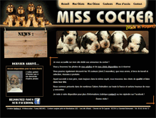 Tablet Screenshot of misscocker.com
